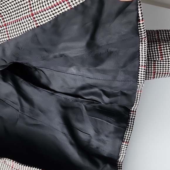 Vintage Dolce & Gabbana Wool Blend Check Double Breasted Button Up Suit Jacket - Picture 7 of 9